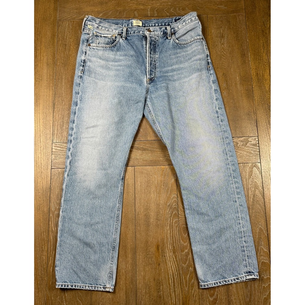 Citizens of Humanity Charlotte Jeans Womens 32 High Rise Straight Light Wash